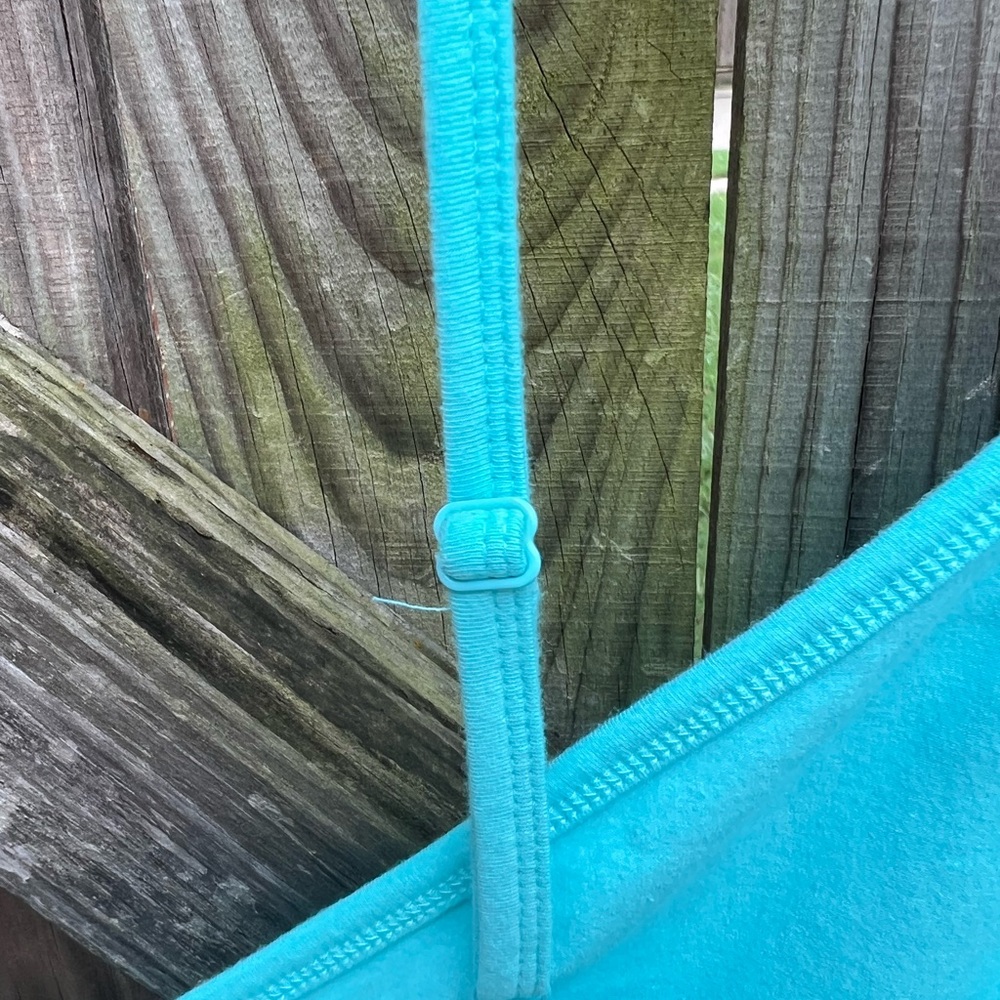 👗Torrid Aqua Blue Halter Tank Top - Picture 7 of 8